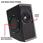 ACCESSORY POWER GOgroove SonaVERSE O2i Stereo Computer Speakers with LED Accent Lights BLK