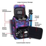 ACCESSORY POWER GOgroove Professional DSLR Camera Backpack f/Photography & Laptop Travel Use Galaxy