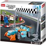 SLUBAN Model Bricks RACING TEAM-F1 Small Circuit 210pcs