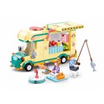 SLUBAN Model Bricks Happy Diary Caravanning 314pcs