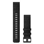 Garmin QuickFit 22 Watch Bands Heathered Black Nylon