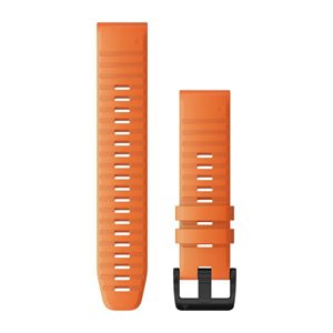 Garmin - QuickFit 22 Watch Bands Ember - Orange Silicone
