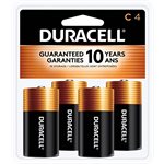 DURACELL COPPERTOP C Alkaline Battery PACK OF 4