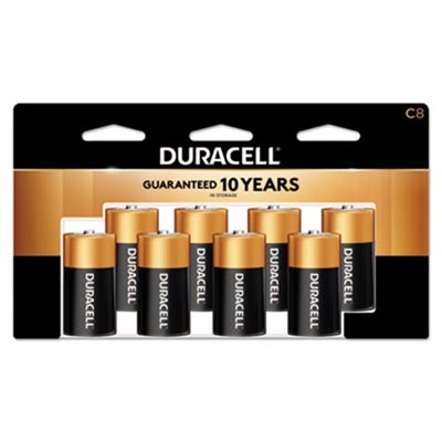 DURACELL COPPERTOP C Alkaline Battery PACK OF 8