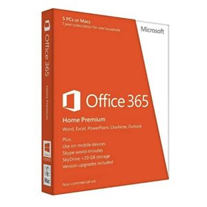 Microsoft Office 365 - Home Premium - 1Y/6U- Box