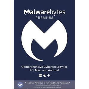Malwarebytes - Premium License - 1Y/1U - Sleeve