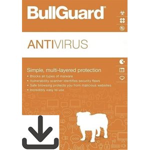 Bullguard - Antivirus - 1A/1U - OEM - Clé (téléchargement)