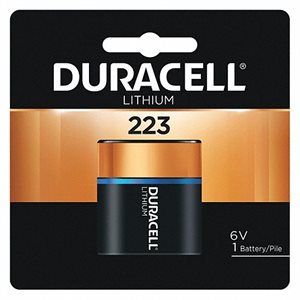 DURACELL SPECIALTY CR223 Lithium Battery PACK OF 1