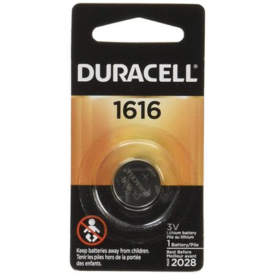 DURACELL CR1616 Lithium Battery PACK OF 1
