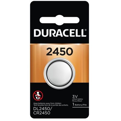 DURACELL CR2450 Lithium Battery PACK OF 1