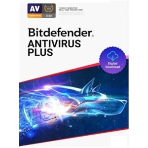 Bitdefender - Antivirus Plus - 1A/3U - Clé (téléchargement)
