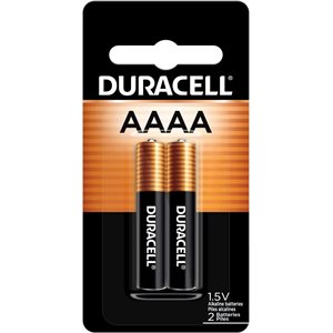 DURACELL AAAA Alkaline Battery PACK OF 2