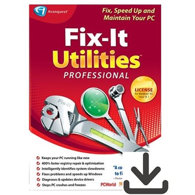 Avanquest - Fix-It Utilities - Clé (téléchargement)