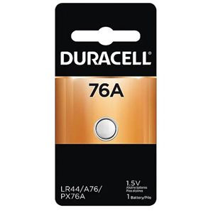 DURACELL 76A/675 LR44 Alkaline Battery PACK OF 1