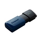 Clé USB Kingston DataTraveler Exodia M  64GO USB 3.2 Gén 1  (Noir + Bleu)