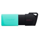 Kingston 256GB USB 3.2 Gen 1 DataTraveler Exodia M Retractable (Black + Teal) - CAN Retail