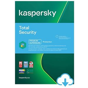 Kaspersky - Total Security - 1A/5U - Clé (téléchargement)