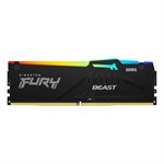 Kingston 8GB 4800MT/s DDR5 CL38 DIMM FURY Beast Black RGB