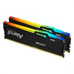 Kingston 32GB 4800MT/s DDR5 CL38 DIMM (Kit of 2) FURY Beast RGB