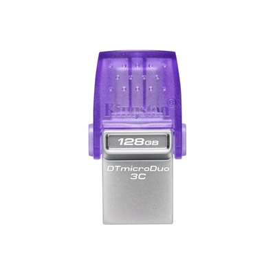 KINGSTON 128GB DataTraveler microDuo 3C 200MB/s dual USB-A + USB-C (CAN Retail)