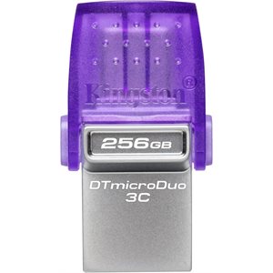 KINGSTON 256GB DataTraveler microDuo 3C 200MB/s dual USB-A + USB-C