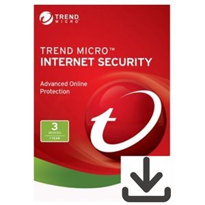 Trend Micro - Internet Security - 1A/3U - OEM - Clé (téléchargement)