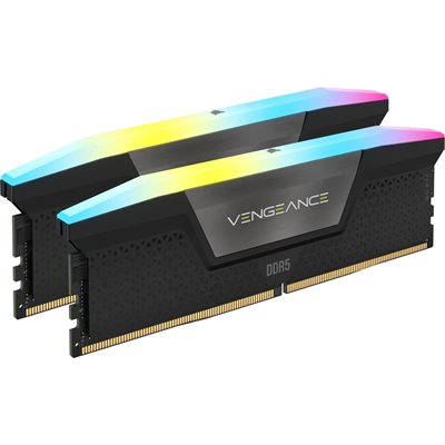 CORSAIR VENGEANCE RGB DDR5 32GB (2x16GB) DDR5 6000 (PC5-48000) C40 1.35V - White