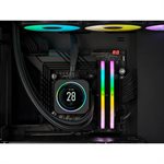 CORSAIR VENGEANCE RGB DDR5 32GB (2x16GB) DDR5 6000 (PC5-48000) C36 1.35V Desktop Memory - Black