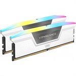 CORSAIR VENGEANCE RGB DDR5 32GB (2x16GB) DDR5 6000 (PC5-48000) C36 1.35V Desktop Memory - White