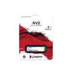 Kingston NV2 2TO M.2 2280 NVMe PCIe SSD Interne (jusqu'à 3500 MO/s - Single sided)