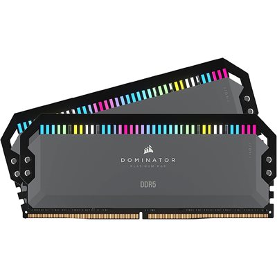 CORSAIR DOMINATOR PLATINUM RGB DDR5 32GB (2x16GB) DDR5 5200 (PC5-41600) C40 1.25V Optimized for AMD