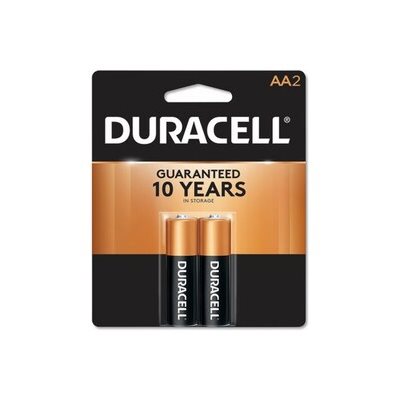 DURACELL COPPERTOP AA Alkaline Battery PACK OF 2