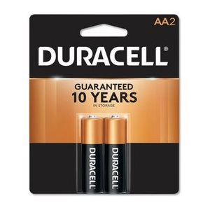 DURACELL COPPERTOP AA Alkaline Battery PACK OF 2