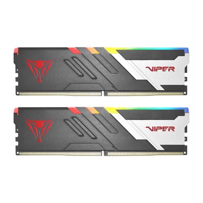Patriot VIPER VENOM DDR5 32GB (2x16GB) 6200MT/s CL40 BLK/SIR HS DUAL KIT UDIMM