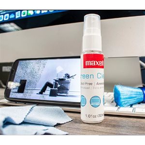 MAXELL SCREEN CLEANER & KEYBOARD CLEANING BRUSH