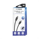 Xtreme - 4FT Type-C to Type-C cable - Black