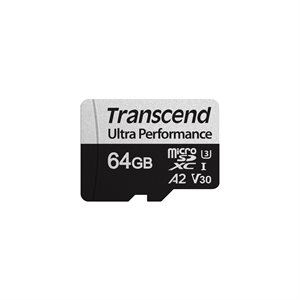 Transcend 64GB microSD w/ adapter UHS-I U3 A2 Ultra Performance