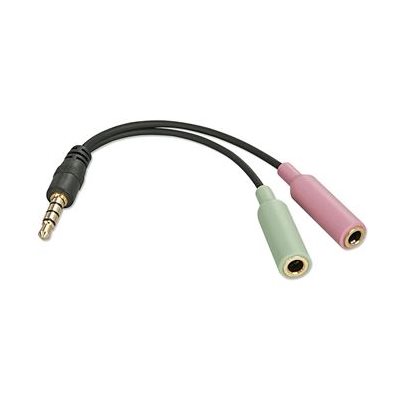 Audio Adapter - Male to dual Female 3.5mm