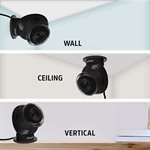 Energizer Smart Wi-Fi Black Indoor Camera 1080P Full HD, Cloud/Micro-SD Card Support ENG PKG