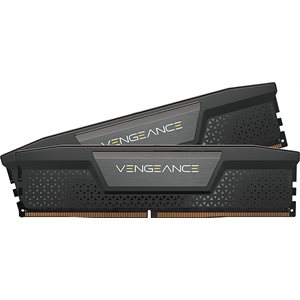CORSAIR VENGEANCE DDR5 64GB (2x32GB) DDR5 6400 (PC5-51200) C32 1.4V Intel XMP Memory -  Black