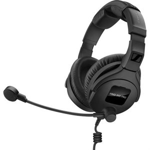 Sennheiser Pro Broadcast headset HMD 300 PRO w/ultra-linear headphone response and microphone.