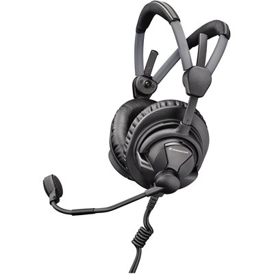 Sennheiser Pro HMD 27 Audio headset, 64 ohm per system, circumaural, dynamic microphone, hypercardio