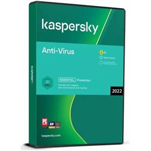 Kaspersky - Antivirus 2022 - 1Y/3U - Box