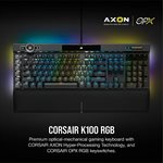 Corsair - K100 RGB Optical - Clavier de jeu mécanique - Corsair OPX RGB Optical