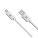 Caseco Type-C to Type-A Cable 1M (3FT) - White (USB-A to USB-C)