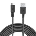 Caseco Braided Type C Cable 2M (6FT) - Black