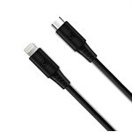 Caseco Braided USB-C to Lightning Cable 2M (6FT) Black