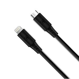 Caseco Braided USB-C to Lightning Cable 2M (6FT) Black