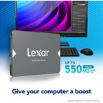 Lexar 2TB NS100 2.5'' SATA3 Internal (6Gb/s) SSD Global / up to 550MB/s