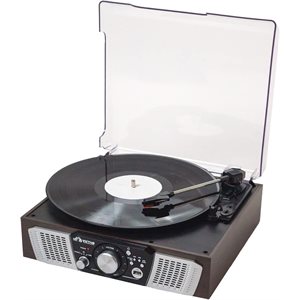 VICTOR Lakeshore 5-in-1 Turntable System Espresso